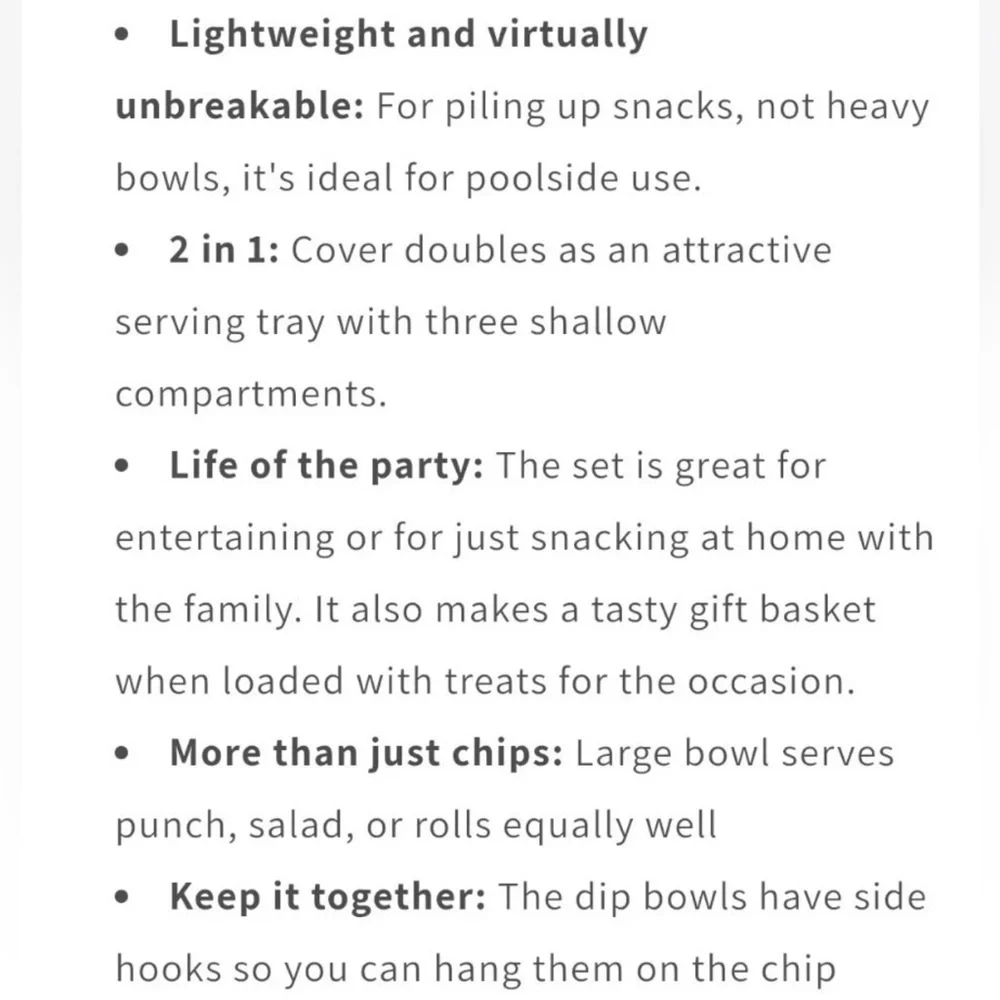 Tupperware Chip ‘n Dip Bowl set